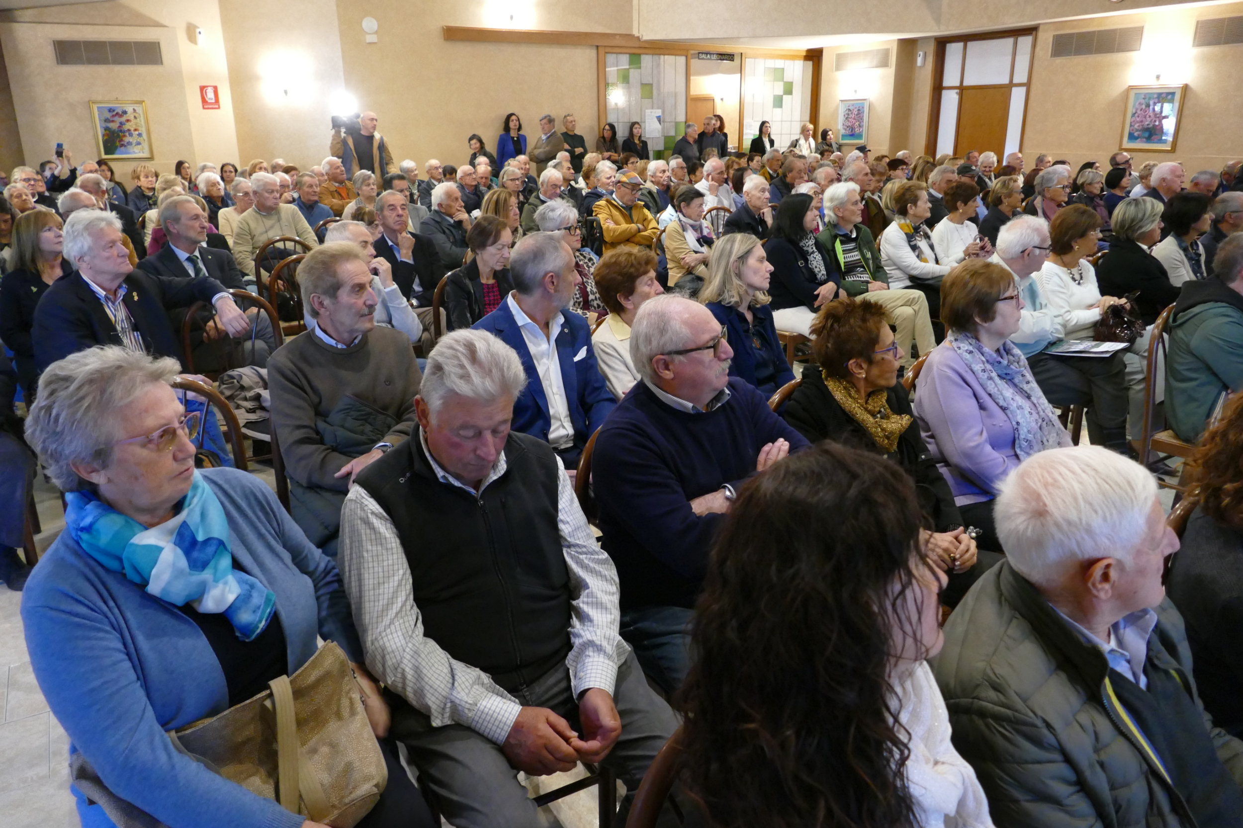 Il pubblico intervenuto a Pianfei