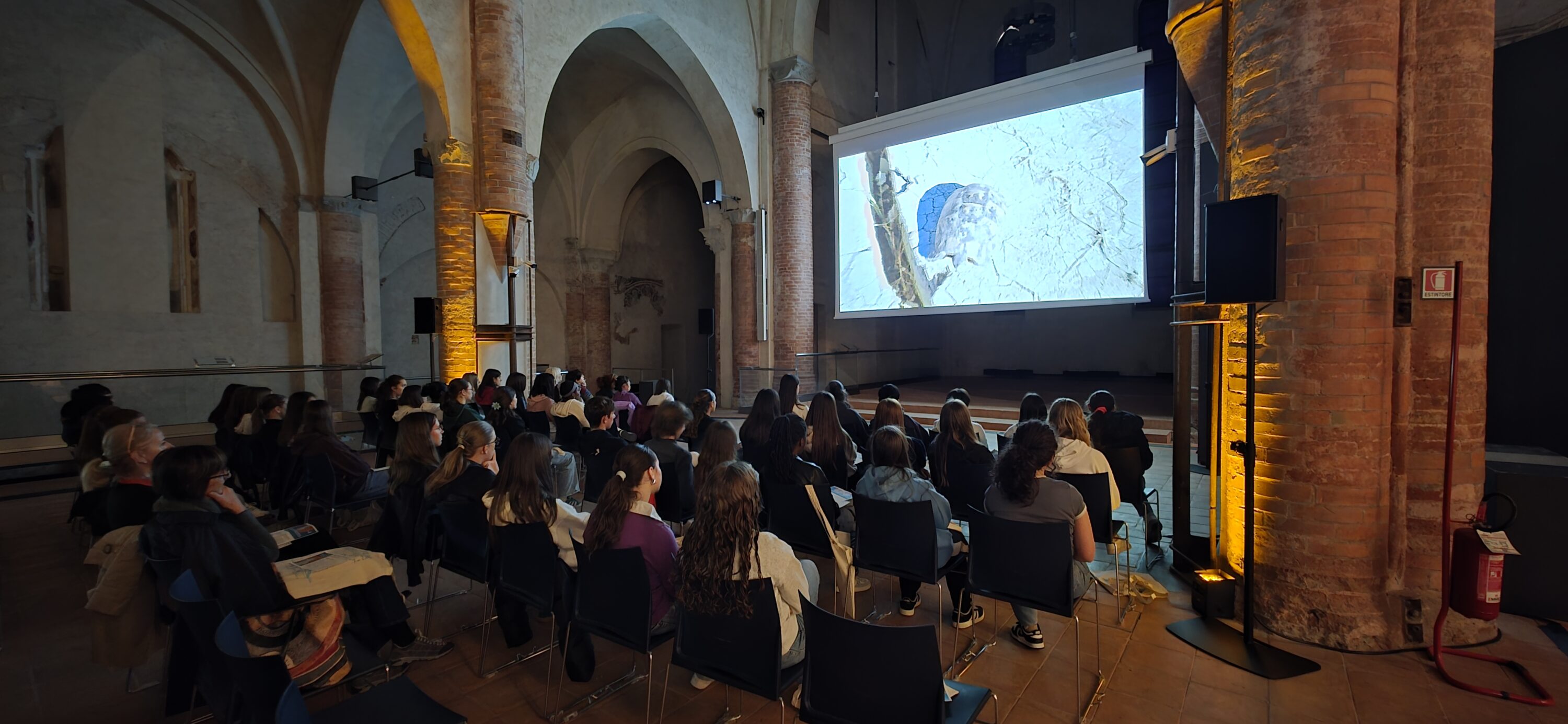 Studenti al Cuneo Archeofilm (ph@Raffaele Massano)