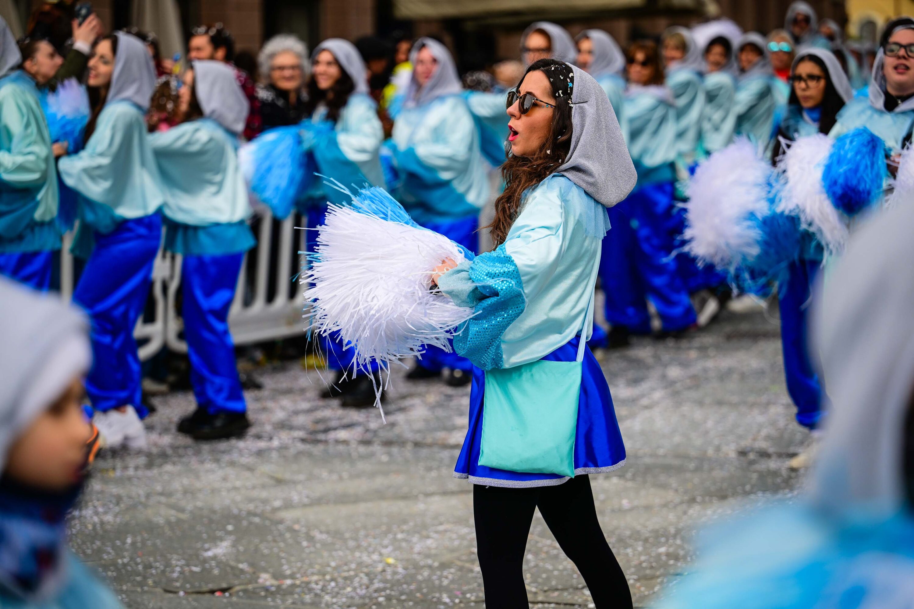 La sfilata del 9° Carnevale degli Oratori di Saluzzo