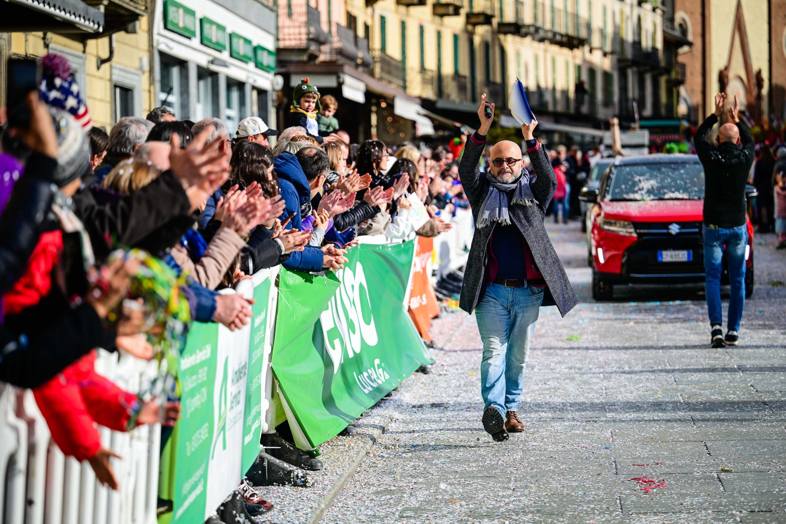 Alcuni momenti di festa del 9° Carnevale degli Oratori di Saluzzo