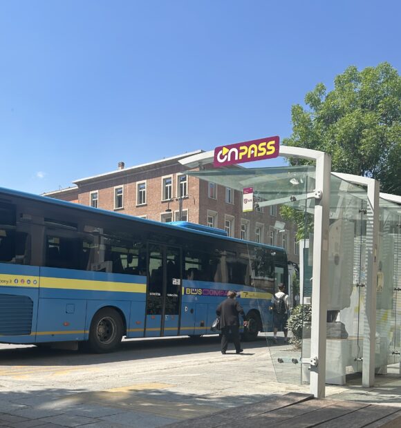 Una delle 28 fermate del CN PASS