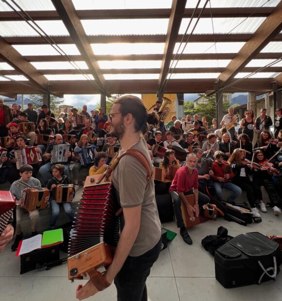 Uno scatto di un concerto dello scorso anno durante Prima d'Oc