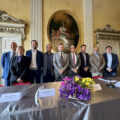 Foto di gruppo nuovo Consiglio d'amministrazione e soci Fondazione Ente Manifestazione Savigliano