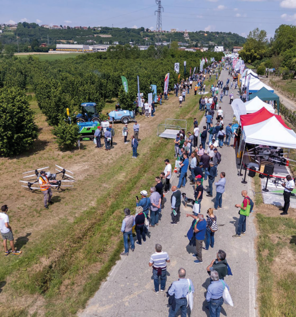 Un'immagine dell'edizione 2025 de "Il nocciolo - Prove in campo" a Cherasco