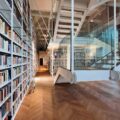 Un interno del nuovo polo culturale Esseci a Cuneo