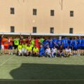 Uno scatto di “Oltre il muro” il torneo che ha riunito persone detenute e dipendenti del Banco Azzoaglio