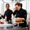 Un momento di show cooking a tema "pasticceria" della scorsa edizione