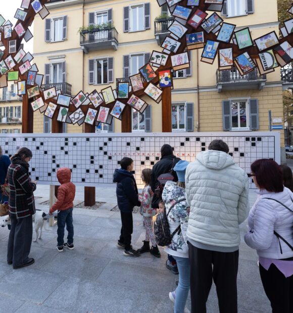 Il gigantesco cruciverba itinerante del Festival