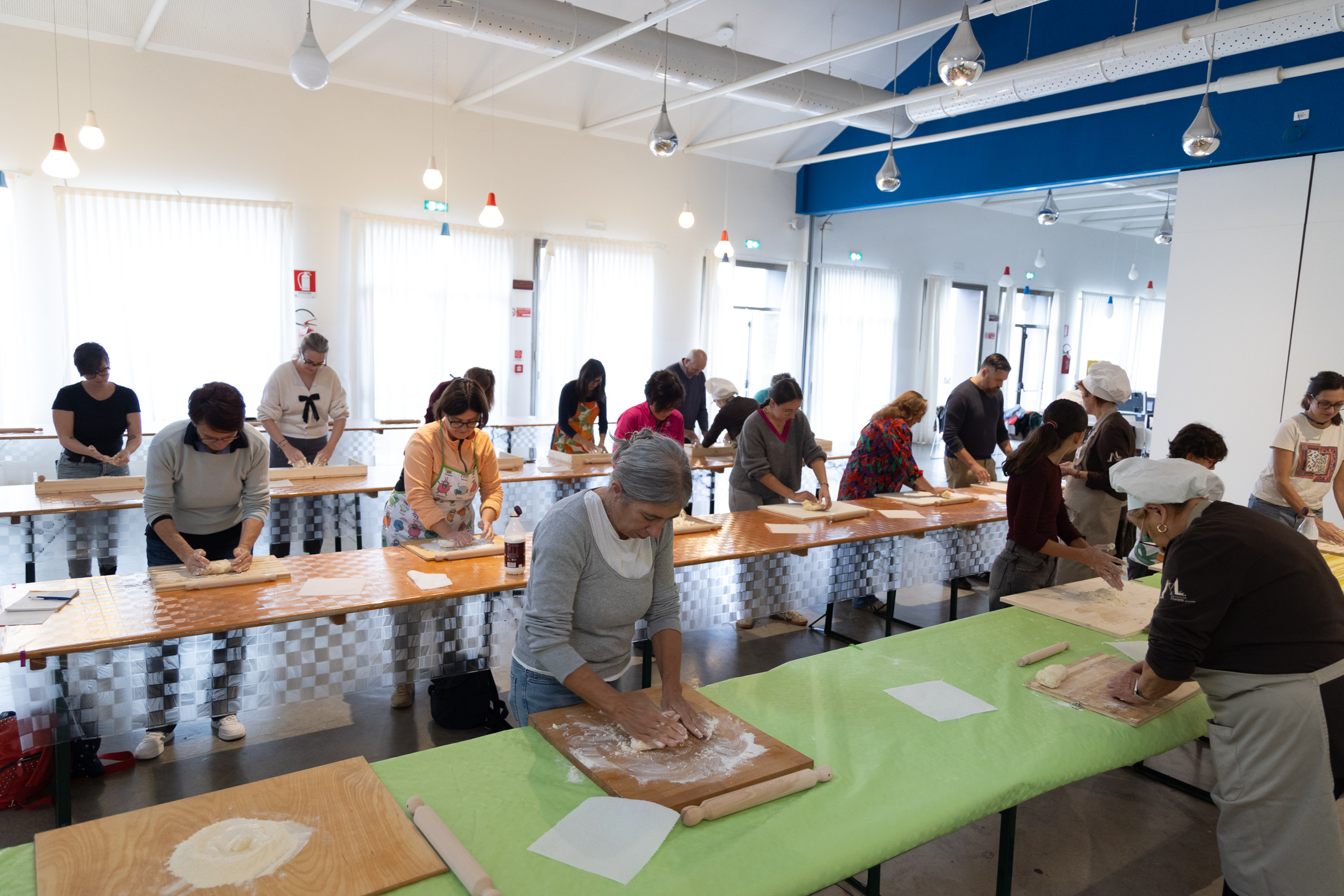 Il laboratorio di piadina romagnola a cura delle Mariette di Forlimpopoli