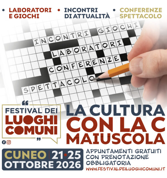 Da mercoledì 21 a domenica 25 ottobre l'ottava edizione del Festival dei Luoghi Comuni