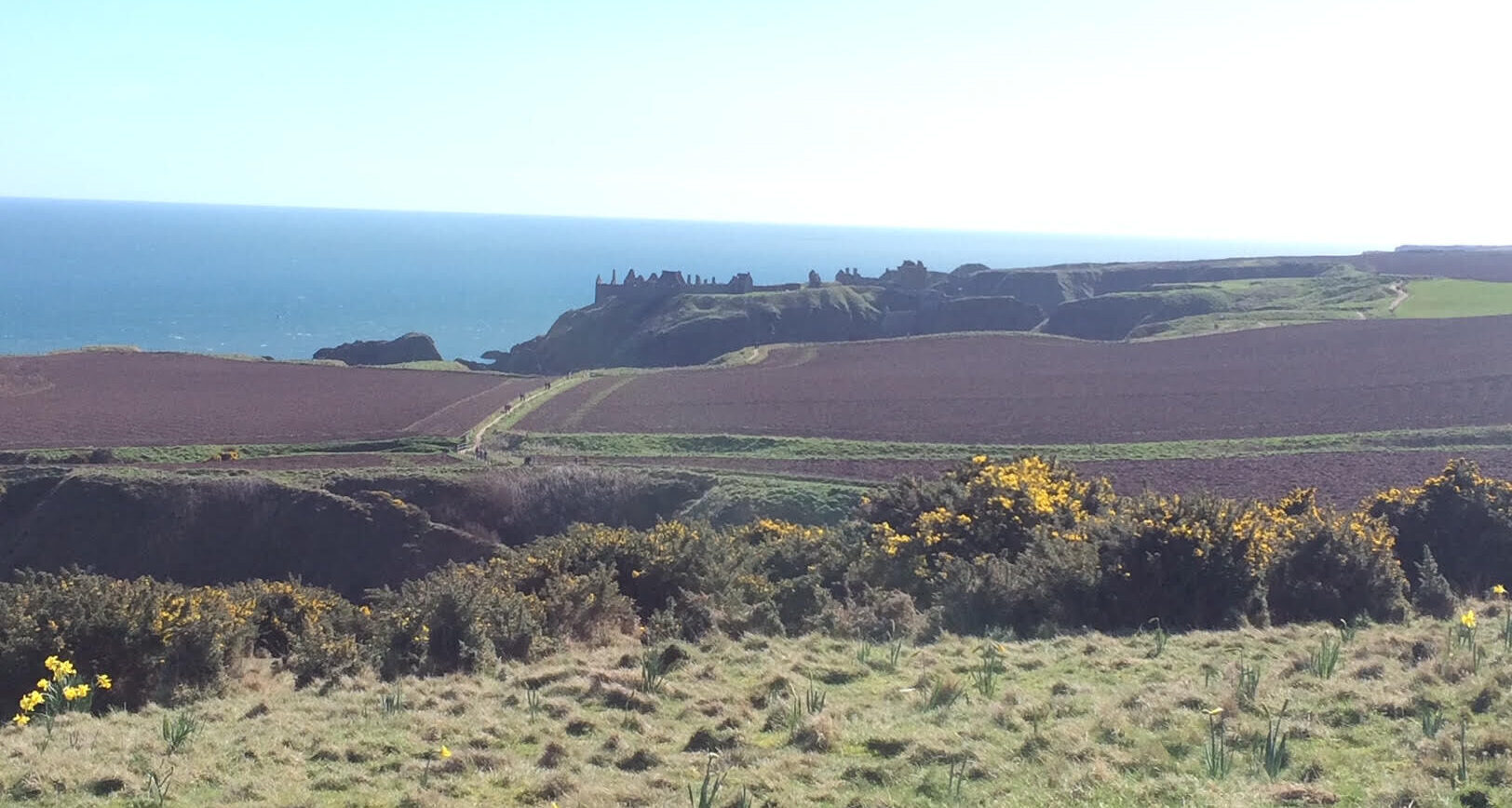 Dunnottar Castle from War Memorial
