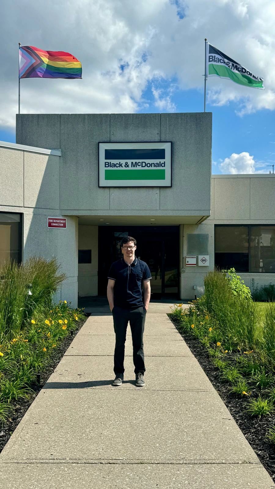 Aidan O'Riordan, Electrical ICI Construction Intern, Black and McDonald