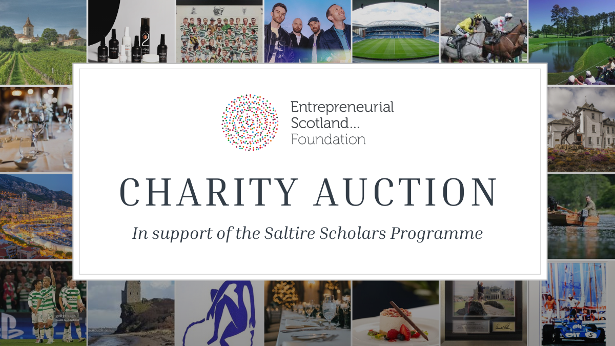 Take part in our Online Charity Auction in Support of the Saltire Scholars Programme
