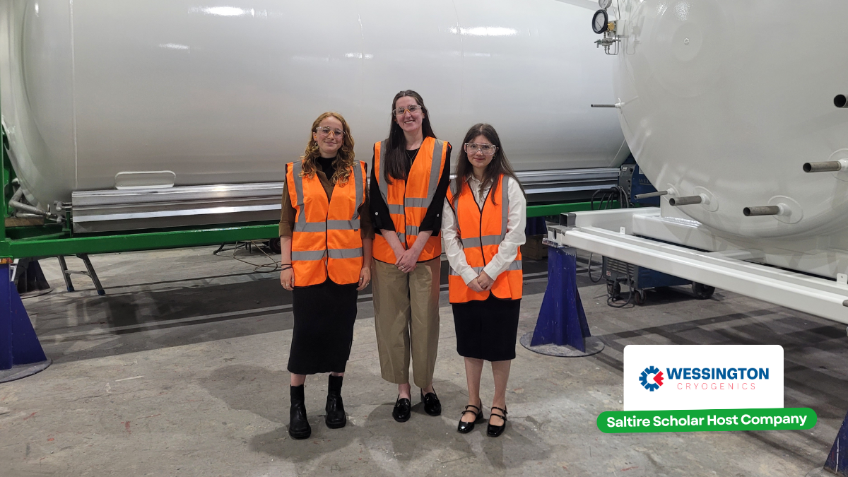 Engineering Innovation in Action: Saltire Scholars Transform Processes at Wessington Cryogenics
