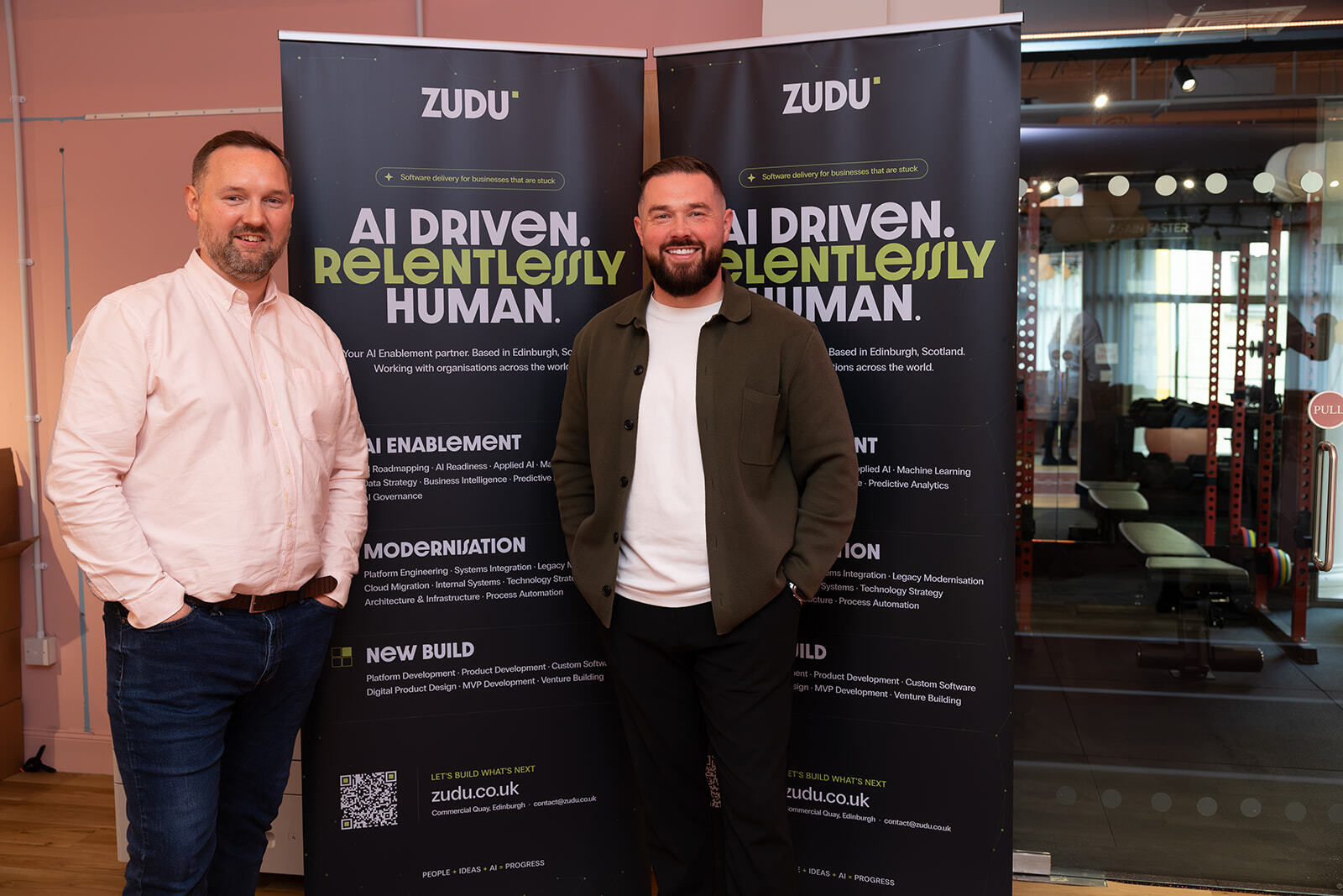 Sean McGrath with Paul Duffy of Zudu