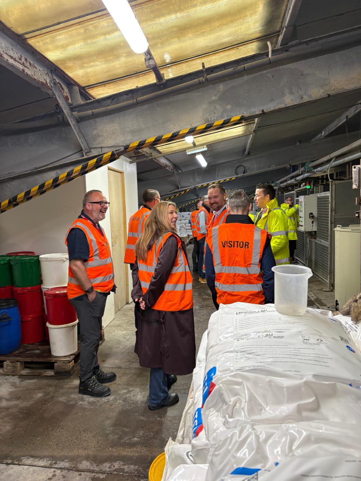 Touring Scottish Leather Group manufacturing facility