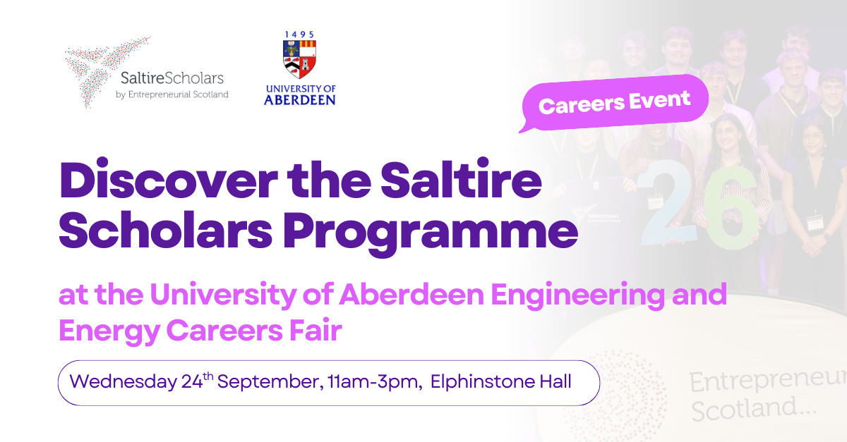 Discover the 2026 Saltire Scholars Programme: University of Aberdeen Engineering and Energy Careers Fair