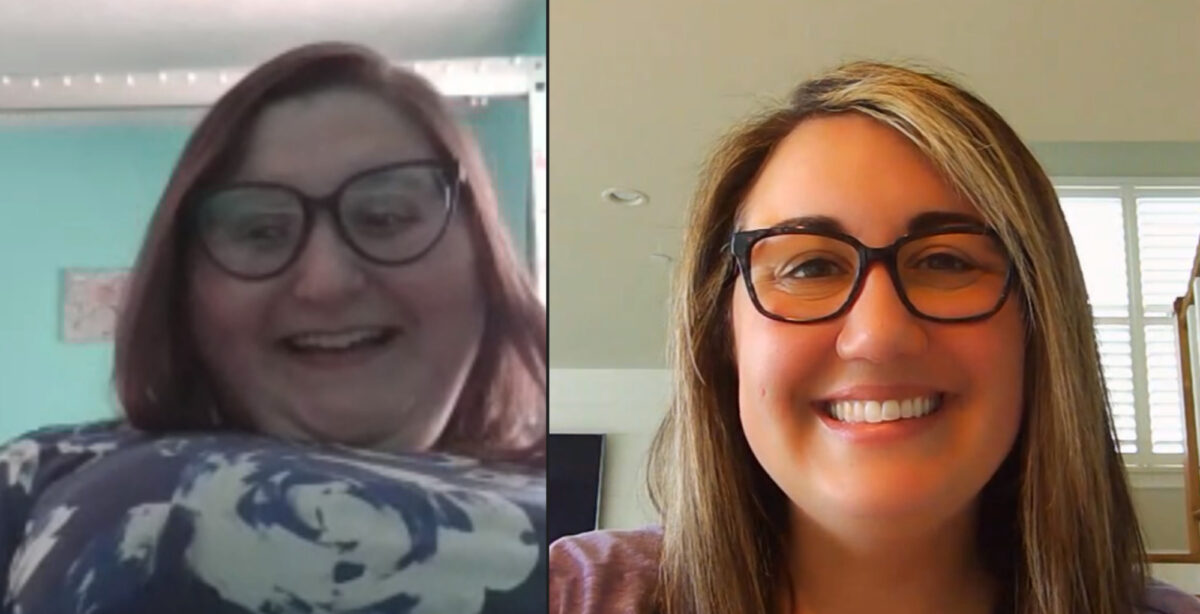 Week 1 blog photo me and my manager