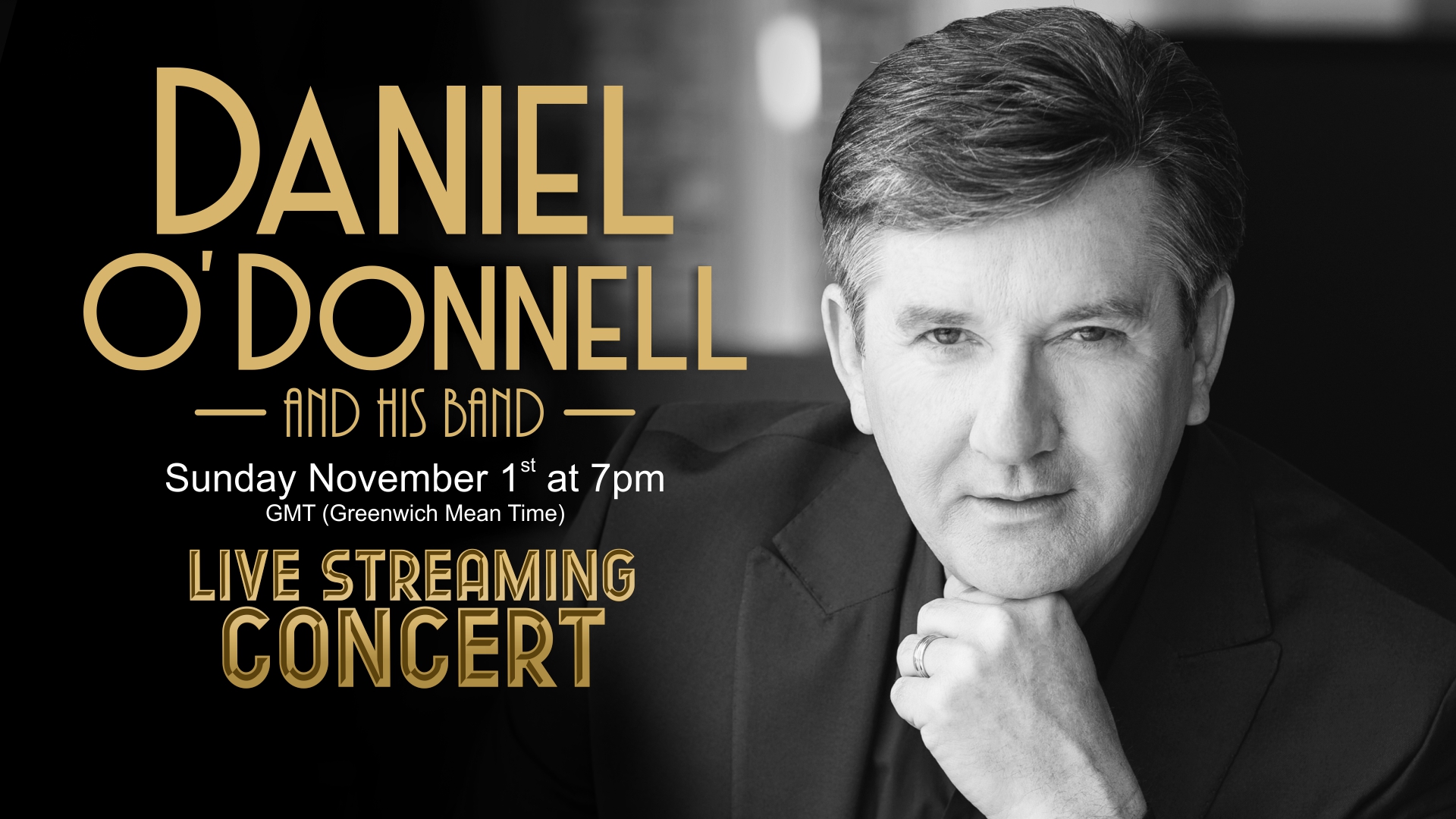 Livestream Concert Sunday 1st November Daniel O Donnell