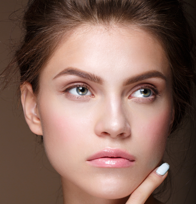 Beautiful,Girl,With,Beautiful,Makeup,,Youth,And,Skin,Care,Concept,