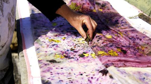 Vinotinte Workshop- Natural Dyes Eco-Print - Image 3