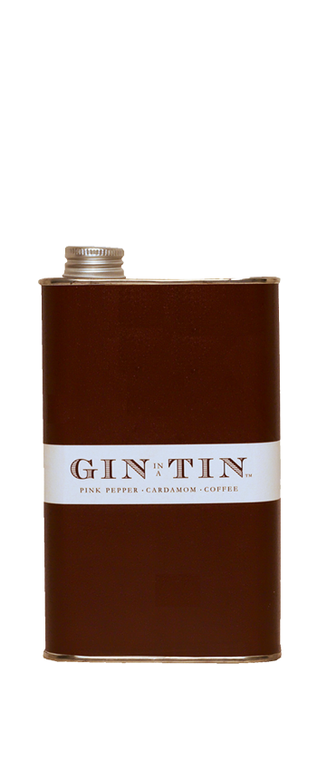 Gin in a tin – No. 16 PINK PEPPER, CARDAMOM, COFFEE