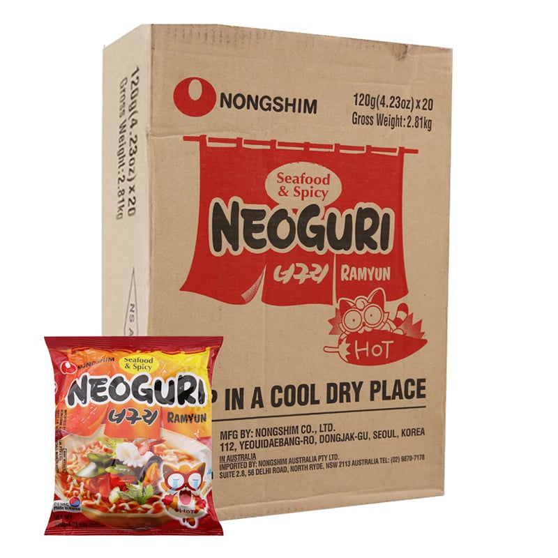 FCS | Nongshim neoguri hot 20x120gr