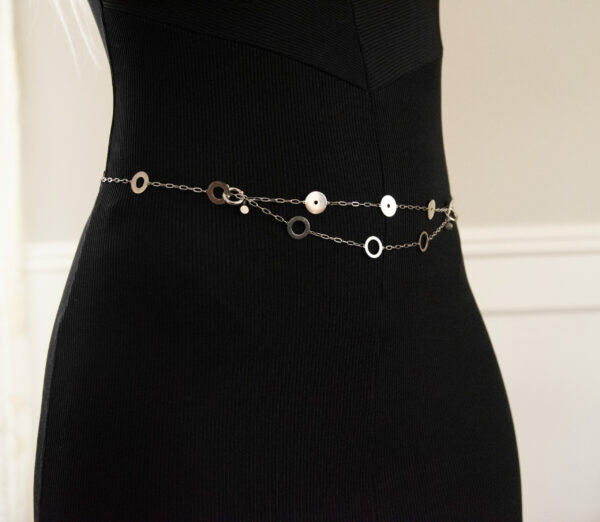 My Pearl Needle Gauge Necklace Silfa