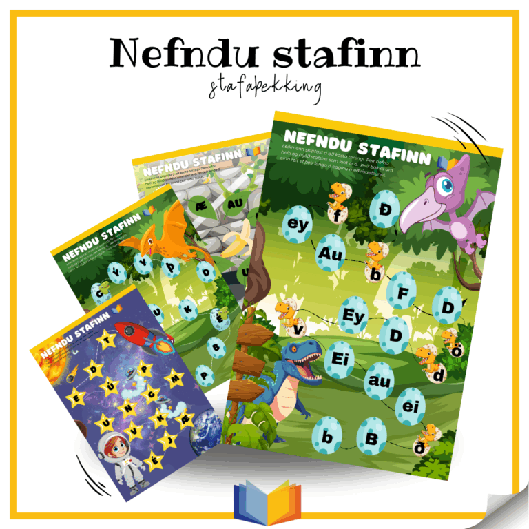 Nefndu stafinn spil
