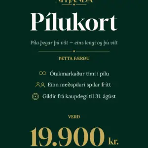 Pílukort 2026