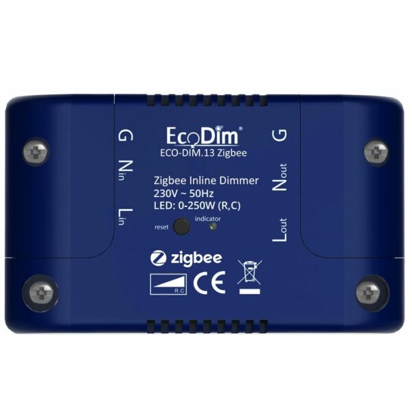 EcoDim Zigbee inline dimmer Zigbee 250W (Hue samhæft) - Image 5