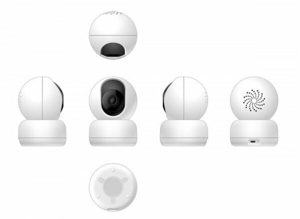 Myndavél Inni Full HD snjöll PTZ 360° 1080P, 5V DC, hvít, WOOX - Image 5