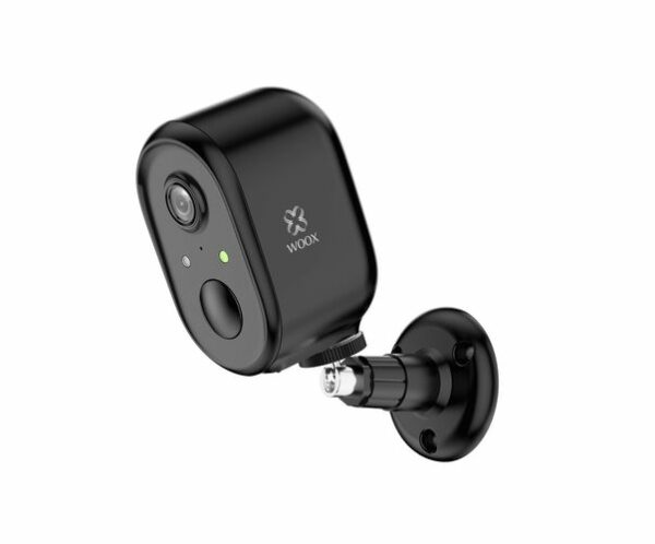 Myndavél úti Full HD 1080P, rafhlöðu 2x18650, 5000mAh, 110°, IP65, Svört, WOOX