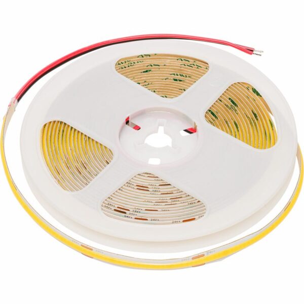 COB LED borði 24V DC 11W/M 480 LED 1300 lm 2700K IP20 - Image 2
