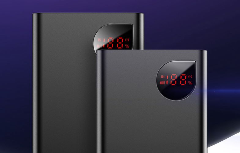 Orkubanki- LiPo PowerBank 20000mAh 22.5W PD3.0 QC3.0 2xUSB + USB C Adaman Metal black BASEUS - Image 5