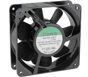 Vifta 230V AC 92x92x25mm  3.8W, 87m³/h 31.6dBA SUNON