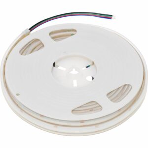 LEDborði 24Vdc, 14W/m, COB 480LED/m, RGB, IP67, 180°