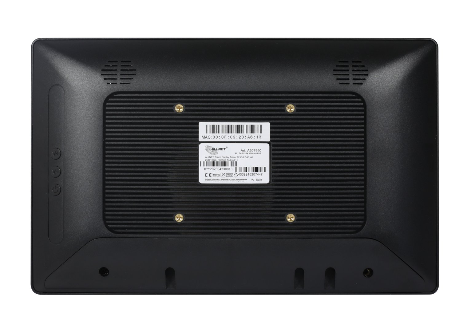 Spjaldveggtölva PoE Allnet 12" - Image 2