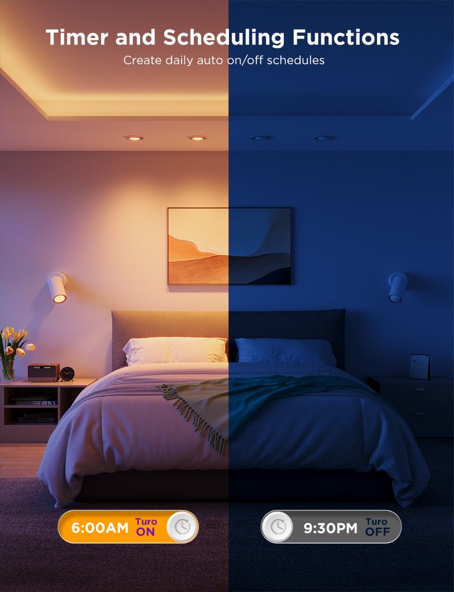 Govee GU10 RGBWW SnjallPerur Wi-Fi 2stk í pakka - Image 5