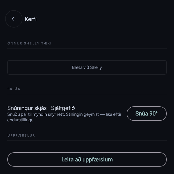 Pottastýring með sjálfvirkri uppblöndun - Shelly Walldisplay 4" - Image 11