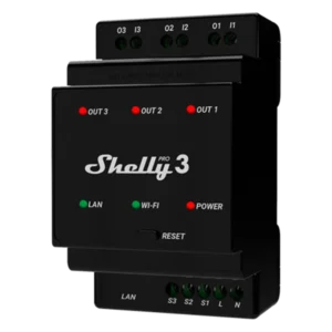 Shelly Pro 3 - 3 rása snjallrelay
