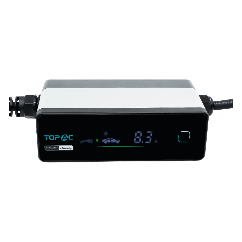 TopAC Portable EV charger 11kW EVE01-11R - Shelly ferðahleðslustöð f. rafbíla