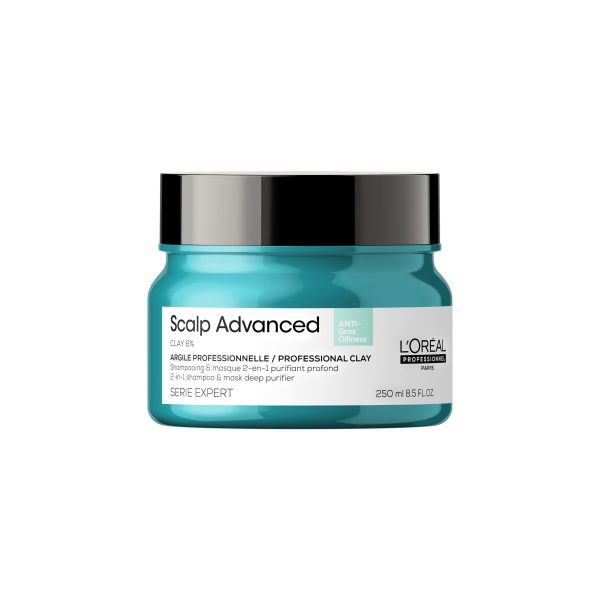 L´Oréal Scalp Advanced Anti-Oiliness 2-In-1Deep Purifier Clay 250ml
