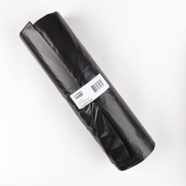 Sorppokar 75x115cm 25stk svartir þykkir