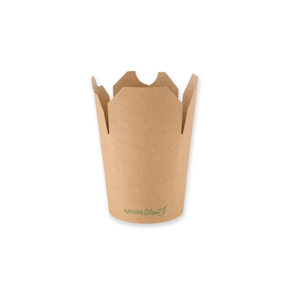 Núðlubox brún stór 26oz 500stk