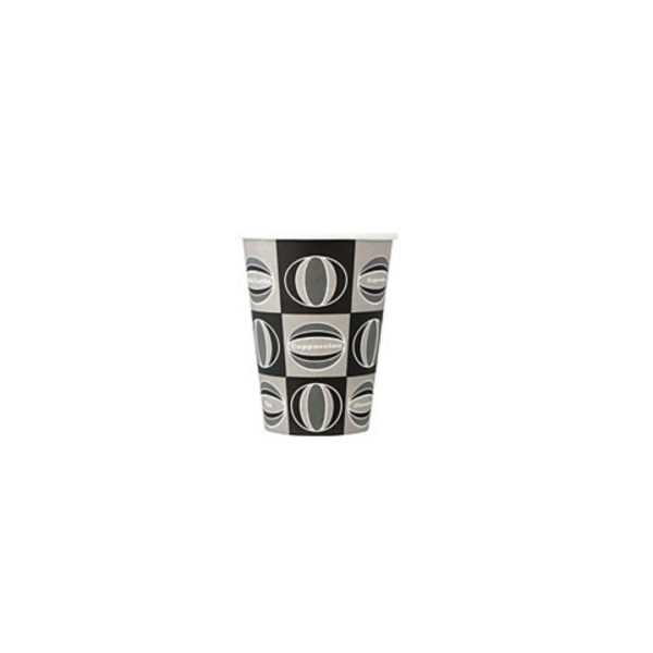 Pappabollar litaðir 12oz 50stk