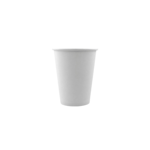 Pappabollar hvítir 12oz 50stk 355ml