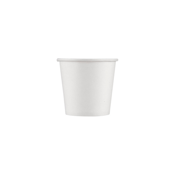 Pappabollar hvítir 4oz 75stk