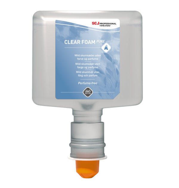 Froðuhandsápa án ilms í skammtara 1,2L