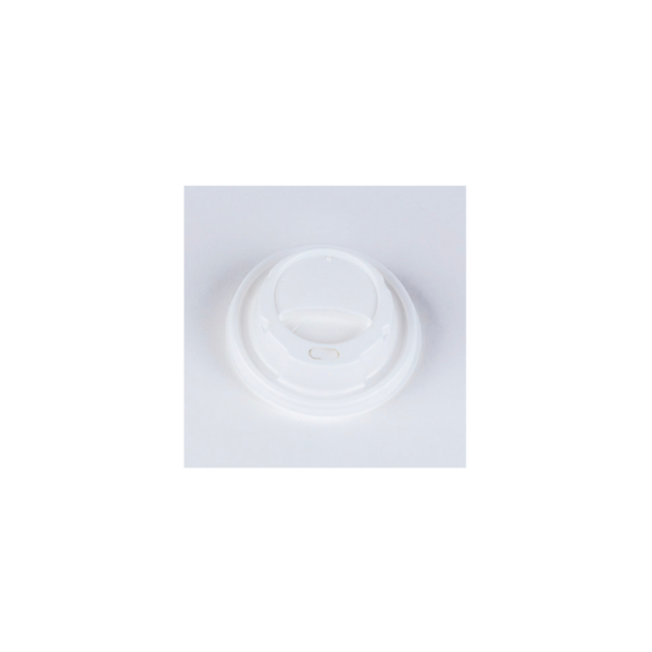 Lok á pappab.Vend.150/180ml 100stk hvít